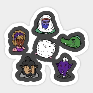 RPG Pals Club:In Too Waterdeep Sticker